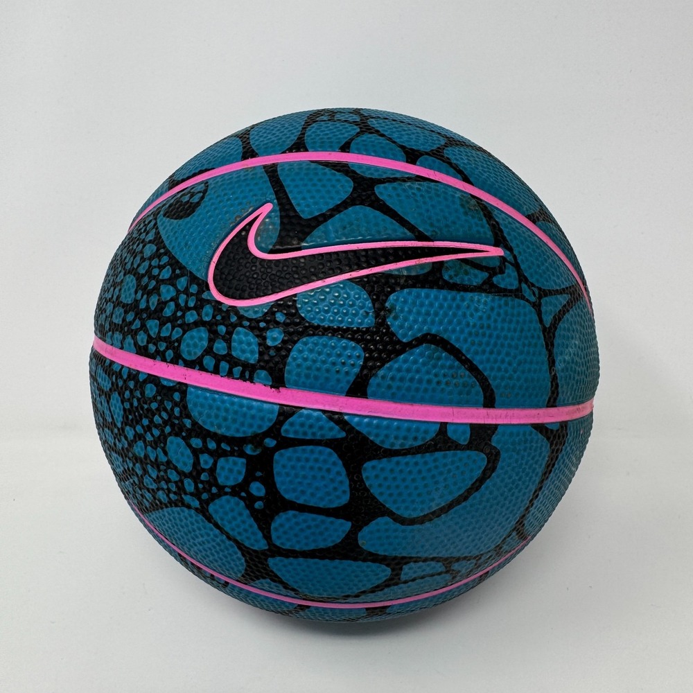 Nike LeBron James Playground XII Mini Basketball Blue Pink Pebbled Pattern